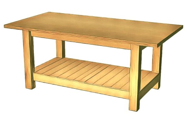 図面販売】2×4材で木工作業台を自作する。本格的だけど材料代は1万円台 